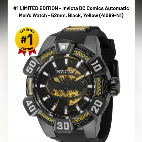Watch.
LIMITED EDITION - Invicta DC Comics Automatic Men's Watch - Picture 4 of 9